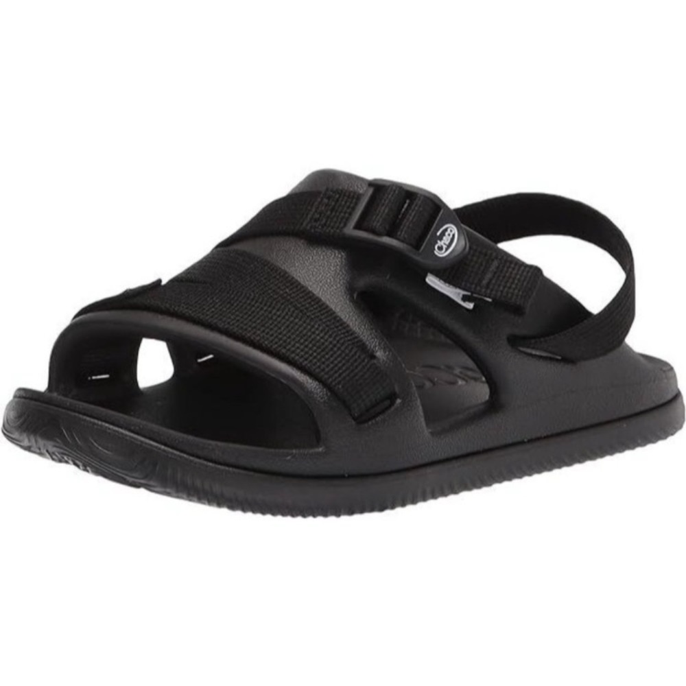 Chaco Kids Black Slide Sandals with Adjustable Straps